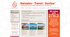 Desktop Screenshot of emirates-travel-service.de